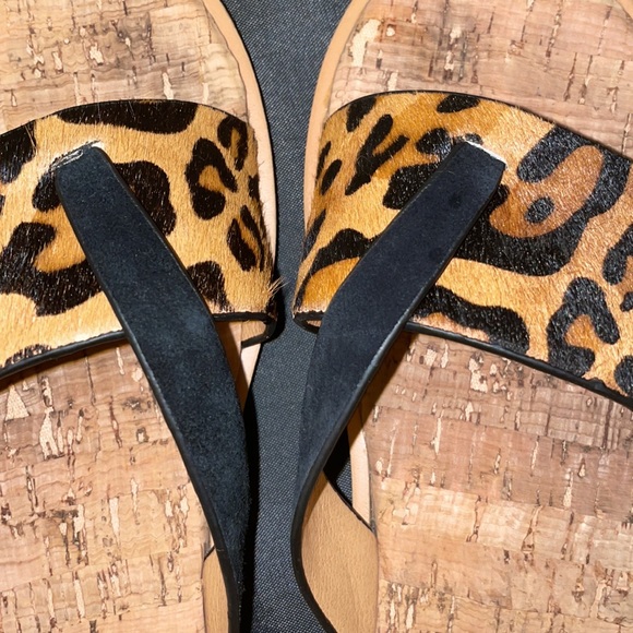 Cheetah Print Yellow Box Sandals - Picture 3 of 6